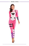 Pink Bear Costume Cosplay Purim Carnival Clothing Cuddle Team Leader Bodysuit Harror Halloween Costumes For Women