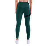 Casual Women Leggings Fitness High Waist Elastic Push Up Striped Patchwork Ankle Length Polyester Leggings