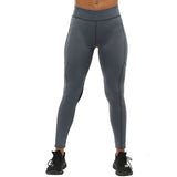 Workout Women Leggings Solid High Waist Elastic Push Up Mesh Patchwork With Pocket Polyester Fitness Leggings Female