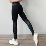 Women Leggings Mesh Patchwork High Wasit Push Up Polyester Leggings Workout Female Jeggings Fitness Leggings Feminina