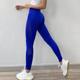 Casual Women Leggings High Wasit Push Up Hollow Out Leggings Workout Jeggings Fitness Legging Feminina Leginsy Damskie