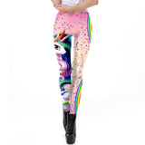 Galaxy Women Leggings Kawaii Unicorn 3D Printed Workout Female Leggin Fitness Legging Plus Size Leggins Skinny Sex