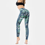 Latest Products Push Up Puls Size Women Leggings Koi Fish Print Sporting Fitness Sexy Workout Pants