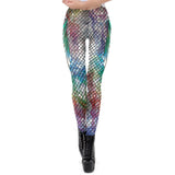 New Galaxy Leggings Women Sexy Mermaid Legging Fish Scale Leggins Fitness Colorful Plus Size Elasticity Legins