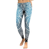 MANDALA Leggings Women Fitness Pants Flowers Printing Fashion Workout Leggins Outwear Slim Legin