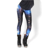 Fashion Leggings Women Galaxy Printed High Waist Spandex Jeggings Casual Push Up Fitness Leggings Femme