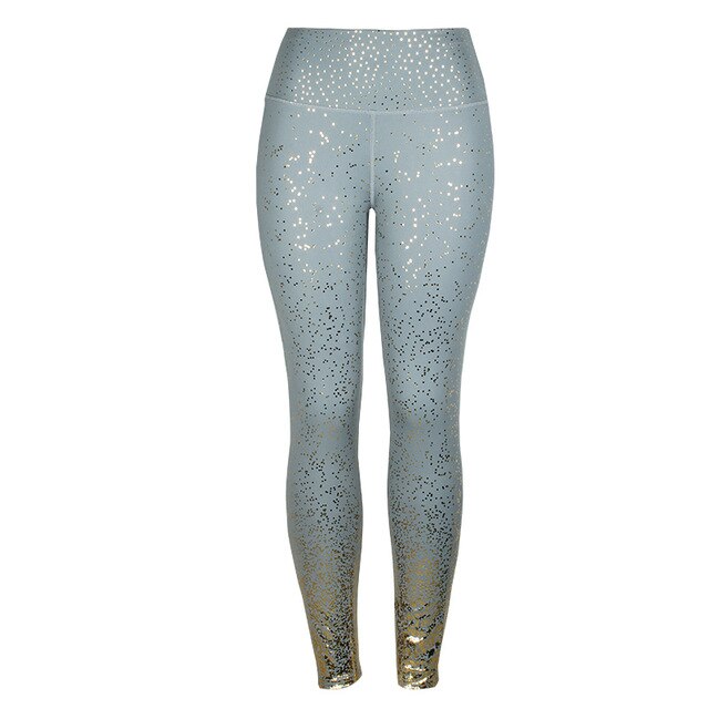 Fitness Women Leggings Fashion Dot Print High Waist Elastic Push Up Ankle Length Polyester Leggin Casual Femme Leggings