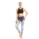 Fashion Digital Printing Leggings For Women High Waist Push Up Slim Fitness Leggins Ankle Length Leggings