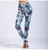 Fitness Women Leggings Workout High Waist Elastic Push Up Print Ankle Length Polyester Leggin Casual Faminino Leggings