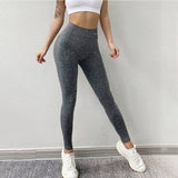 Casual Women Leggings Solid High Wasit Push Up Ankle Length Leggins Acrylic Fitness Leggings Feminina Damskie Legginsy