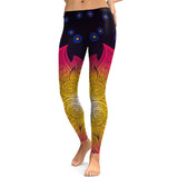 MANDALA Leggings Women Fitness Pants Flowers Printing Fashion Workout Leggins Outwear Slim Legin