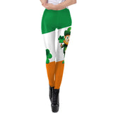 Christmas Leggings For Women St Patrick's day Leggins 3D Printed Workout Legin Festival Legging Elastic Slim Plus Size