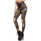 Brand New BARBARIAN Skull Women Leggings Printed Leggins  Woman Pants