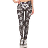 Brand New BARBARIAN Skull Women Leggings Printed Leggins  Woman Pants