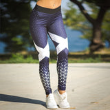 New Geometric Printed Sweatpants For Women Fitness Leggings Sporting Pants High Waist Elastic Workout Leggins Gym