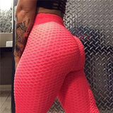 Ruching Push Up Women Leggings Mesh Fitness Legging High Waist Sexy Bodybuilding Leggings Workout Sportswear