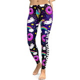 Unicorn Party Series Leggings Women Colorful Digital Print Sexy Plus Size Leggins Casual Workout Fitness Pants