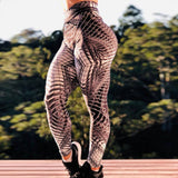 Fashion Women Leggings For Fitness Plaid 3D Printing Sportwear PUSH UP High Waist Pants Workout Leggins Outdoor Legin