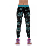 Halloween Jack Skellington Leggings Women The Nightmare Before Christmas Plus Size Pants Digital Print Fitness Leggins