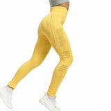 Women Sport Leggings Hollow Out  Push Up Jogging Leggings High Waist Elastic Sportwear Sexy Female Pants