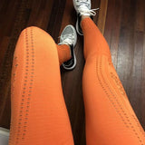 Women Sport Leggings Hollow Out  Push Up Jogging Leggings High Waist Elastic Sportwear Sexy Female Pants