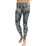 New Arrival Leggings Women Mandala Flower Digital Print Fitness Leggins Pants Elastic Workout Plus Size Legging