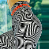 New Fitness Leggings Women Sporting Fitness Legging For Woman Circle Printed Workout High Waist Leggins Plus Size