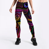 Multicolor Mandala Woman Leggings For Fitness Sporting Pants High Elastic Leggins Workout Mid Waist Legin