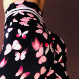 Women Leggings 3D Printing Of Butterfly Jogging Leggings High Waist Elastic Sexy Female Pants