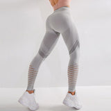 HOT PUSH UP Leggings Women Seamless Workout Pants Hollow Sexy Slim Sporting Leggins Fitness Sportwear Legins Plus Size