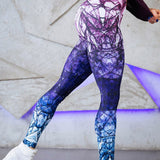 Fashion Geometric Printing Leggings For Womens Sexy Fitness Leggins High Waist Workout  Leggins Elasticity Slim Female