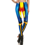 New Arrival Cool Leggings Women X-Men Dark Phoenix Cosplay Workout Legins Elasticity Fitness Legging For Woman