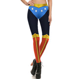 New Summer Woman Leggings Wonder Woman Legging Cosplay Comic Leggins For Woman Fitness Cool Leggings