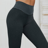 Seamless Fitness Women Leggings Fashion Patchwork Print High Waist Elastic Push Up Ankle Length Polyester Leggings