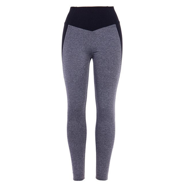 Fashion Patchwork Women Leggings High Waist Elastic Push Up Spandex Ankle-Length Legging Causal Leggings Fitness Female
