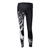 Fashion Fitness Printed Leggings Women Push Up High Waist Legging Tree Print Slim Polyester Plus Size Leggings Female