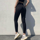 Women Fitness Leggings Sexy High Waist Push Up Patchwork Spandex Jeggings Ankle Length Casual Femme Seamless Leggings