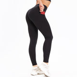 Fitness Women Leggings Casual High Waist Elasticity Push Up With Pocket Ankle Length Workout Leggings Female 4 Colour