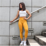 Fitness Women Leggings Summer High Waist Elastic Push Up Mid Calf Spandex Leggin Casual Solid Femme Leggings