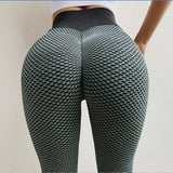 Casual Seamless Women Leggings Fitness High Waist Elastic Push Up Patchwork Print Ankle Length Polyester Leggings