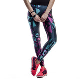 Autumn Legging Black Blue and Purple Objects legins Printed leggins Women leggings Sexy  Women Pants