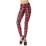 New Black Splatter  Print Women Legging Skinny Long Woman leggins women pant