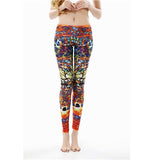 New Black Splatter  Print Women Legging Skinny Long Woman leggins women pant