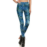 Brand New Scale Women leggings Mermaid Leggins Printed leggins Woman Clothings