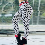 Don't Stop Women Leggings Spot Fitness Workout Legging Love Print Hight Waist Elastic Leggins Sexy Female Pants